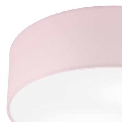 Plafoniera SIRJA PASTEL 2xE27/60W/230V diametro 45 cm rosa