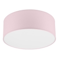 Plafoniera SIRJA PASTEL DOUBLE 2xE27/15W/230V diametro 35 cm rosa
