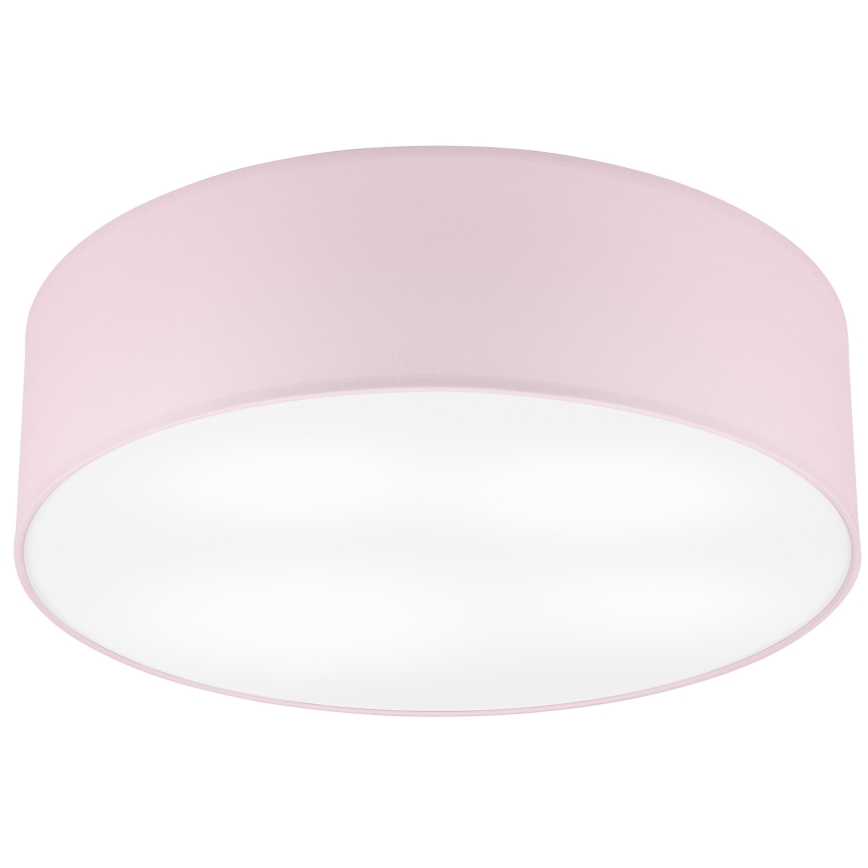 Plafoniera SIRJA PASTEL DOUBLE 4xE27/15W/230V diametro 45 cm rosa