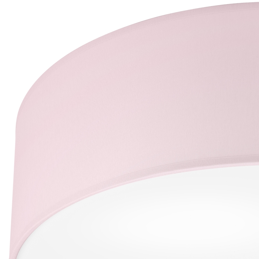 Plafoniera SIRJA PASTEL DOUBLE 4xE27/15W/230V diametro 45 cm rosa
