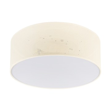Plafoniera SIRJA PLISADO 2xE27/15W/230V Ø 35 cm crema