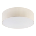 Plafoniera SIRJA PLISADO 4xE27/15W/230V Ø 45 cm crema