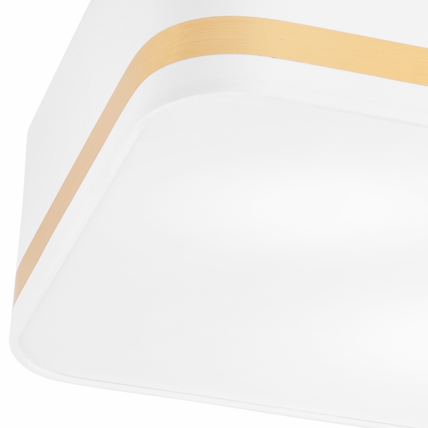 Plafoniera SIRJA SQUARE 2xE27/60W/230V 35x35 cm bianco