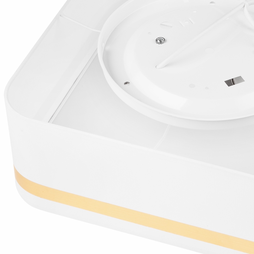 Plafoniera SIRJA SQUARE 2xE27/60W/230V 35x35 cm bianco
