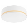 Plafoniera SIRJA STRIPE 4xE27/15W/230V diametro 45 cm bianco