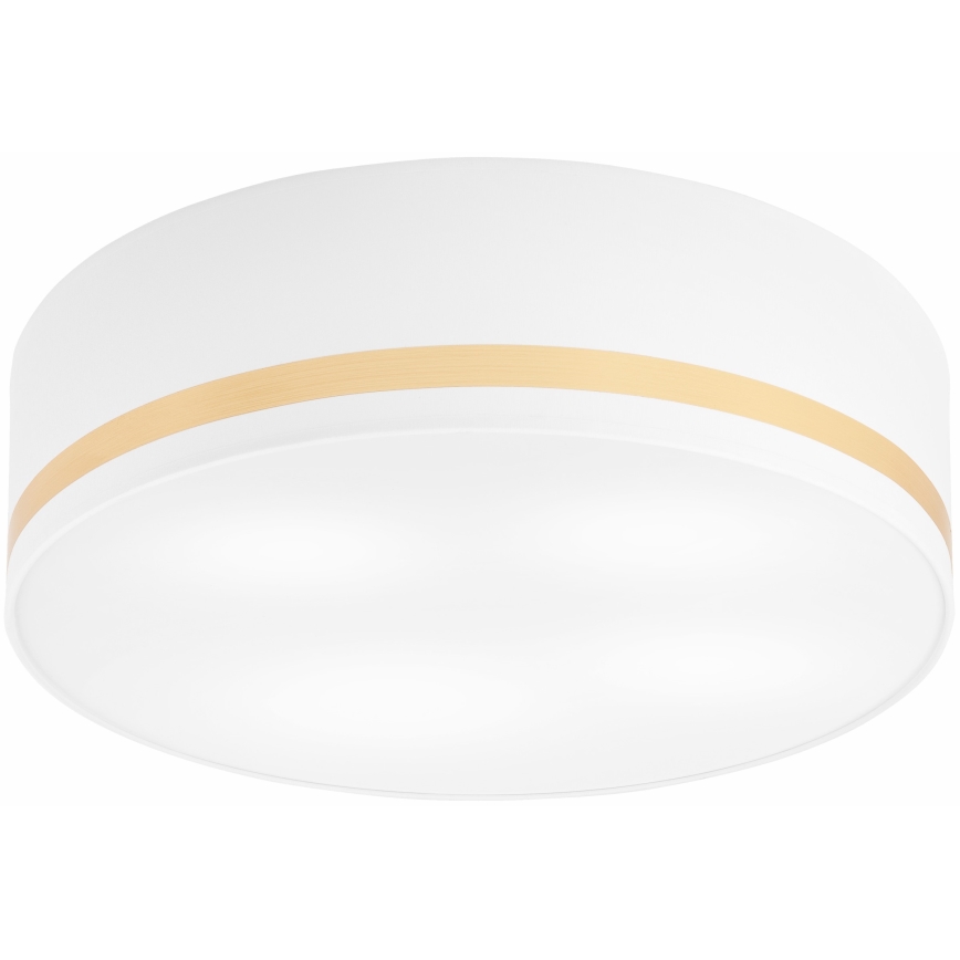 Plafoniera SIRJA STRIPE 4xE27/15W/230V diametro 45 cm bianco
