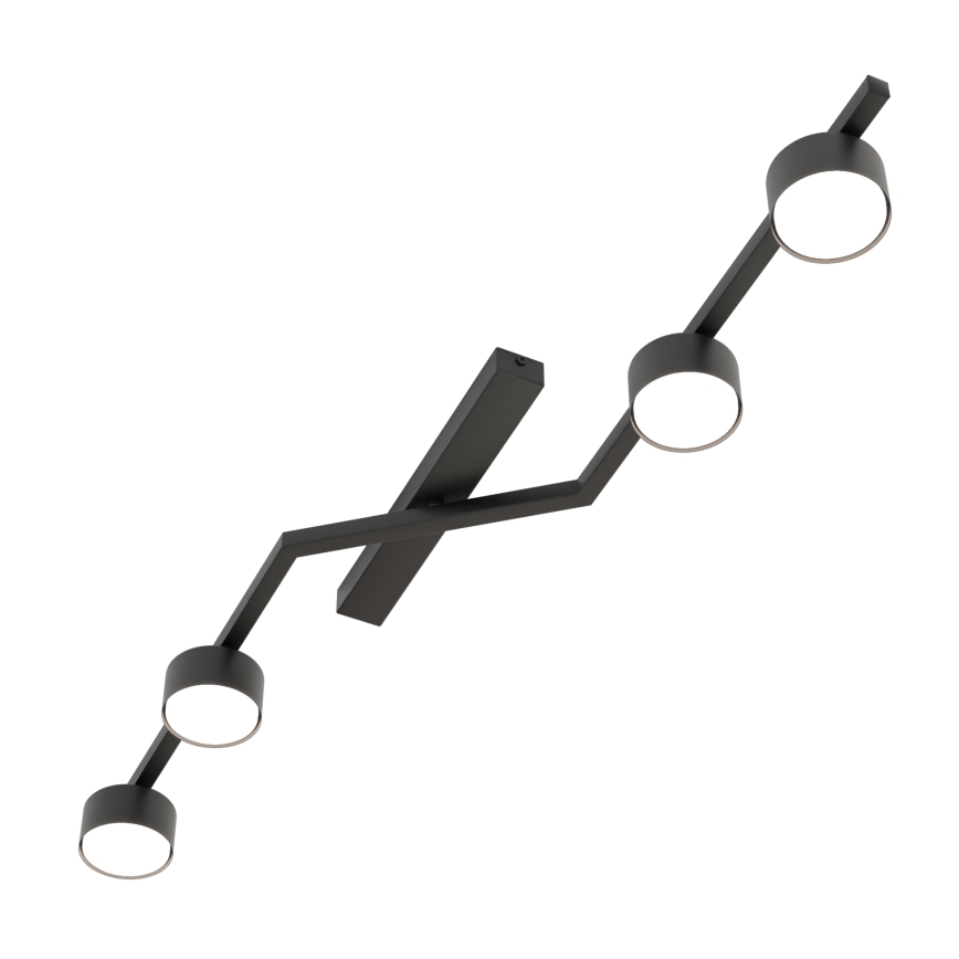 Plafoniera SKAN 4xGX53/12W/230V, nera