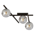 Plafoniera SMART 3xE14/10W/230V nero/grigio