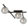 Plafoniera SMART 3xE14/10W/230V nero/grigio
