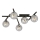 Plafoniera SMART 5xE14/10W/230V nero/grigio
