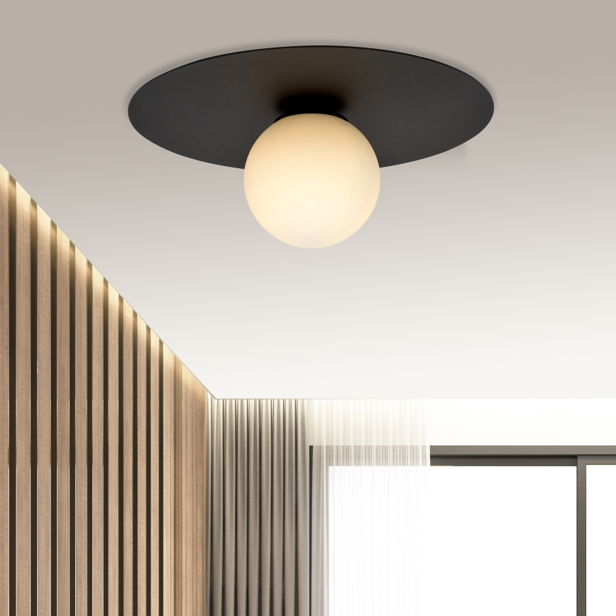 Plafoniera SOLAR 1xE14/10W/230V nero/bianco