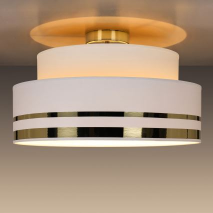 Plafoniera TAMI 1xE27/60W/230V color crema/oro