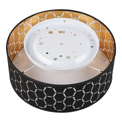 Plafoniera ULLE 1xE27/15W/230V diam. 35 cm nera