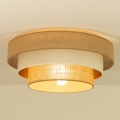 Plafoniera WENTA 1xE27/60W/230V Ø 50 cm iuta/beige