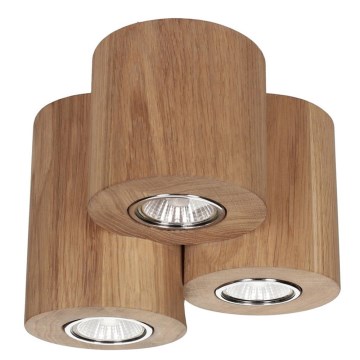 Plafoniera WOODDREAM 3xGU10/6W/230V quercia