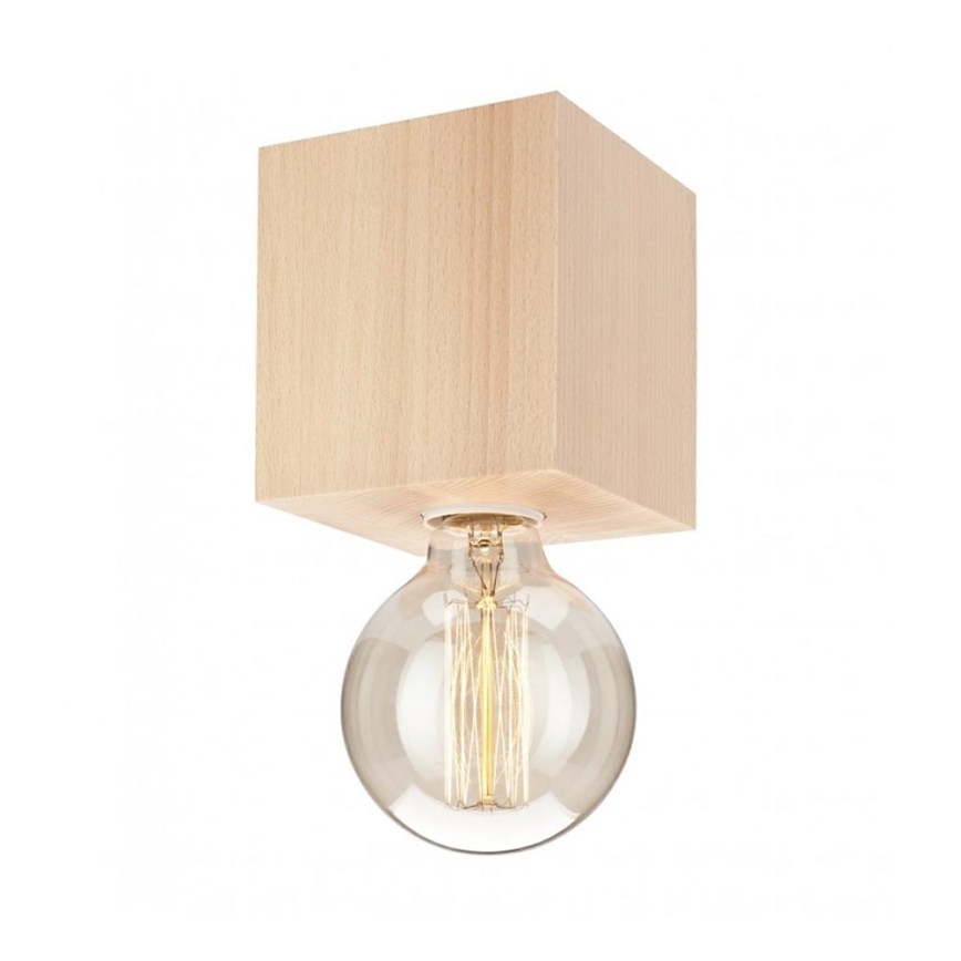 Plafonnier 1xE27/60W/230V en hêtre