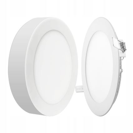 Plafonnier 2en1 LED/18W/230V 4500K d. 22,6 cm blanc