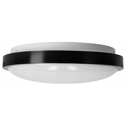 Plafonnier 2xE27/40W/230V Ø 29,5 cm noir