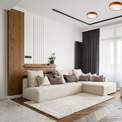 Plafonnier 2xE27/60W/230V - certifié FSC
