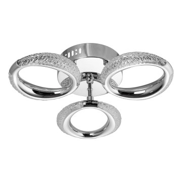 Plafonnier 3xLED/14W/230V 3000-5000K d. 35 cm chrome brillant