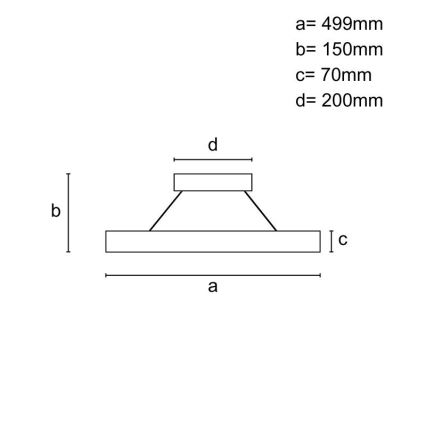 LED Plafonnier à intensité variable avec ventilateur LED/35W/230V 3000-6500K noir + télécommande