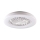 Plafonnier à intensité variable avec ventilateur LIBYA LED/48W/230V 3000-6500K blanc + télécommande