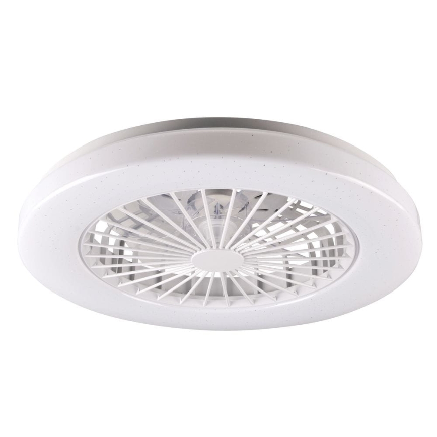 Plafonnier à intensité variable avec ventilateur LIBYA LED/48W/230V 3000-6500K blanc + télécommande