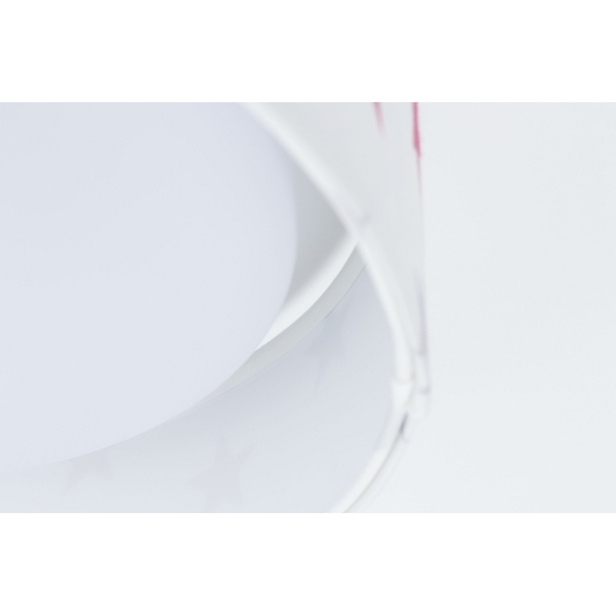 Plafonnier enfant à intensité variable SMART GALAXY KIDS LED/24W/230V 3000-6500K étoiles blanc/rose/gris + télécommande