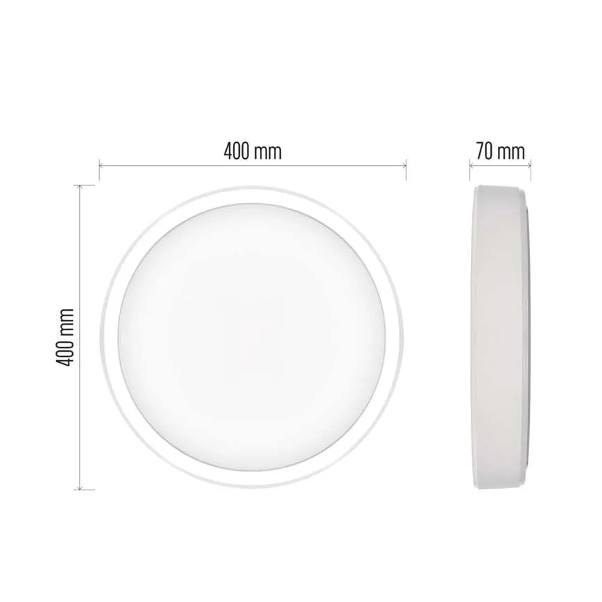 Plafonnier à intensité variable GoSmart LED/30W/230V d. 40 cm 2700-6500K Wi-Fi Tuya + télécommande