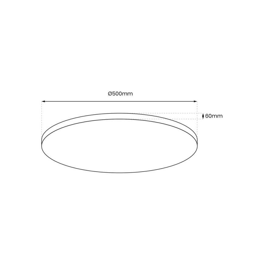 Plafonnier à intensité variable LAYLA LED/50W/230V 3000/4000/6000K doré + Télécommande
