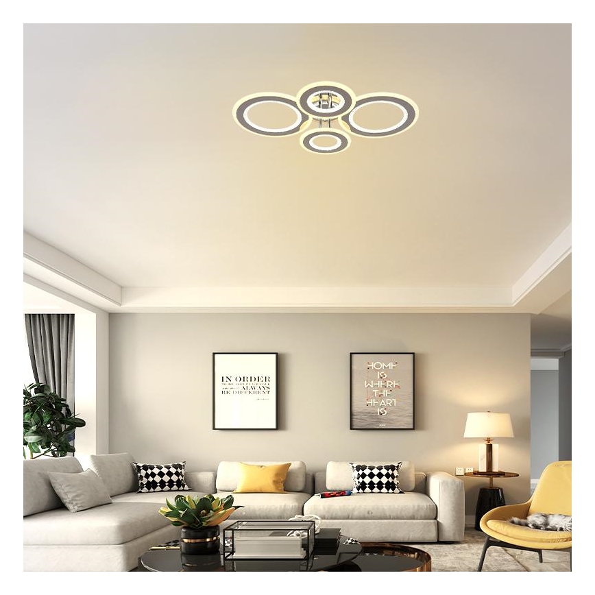 Plafonnier à intensité variable LED/100W/230V 3000-6500K + télécommande