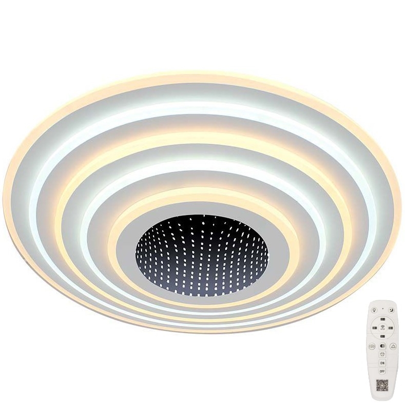 Plafonnier à intensité variable LED/125W/230V 3000-6500K d. 50 cm + Télécommande