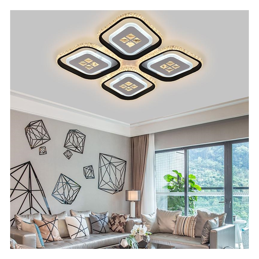 Plafonnier à intensité variable LED/130W/230V 3000-6500K + Télécommande