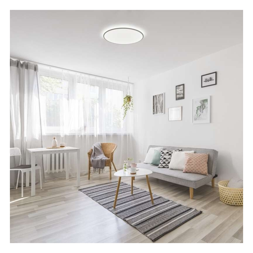 Plafonnier à intensité variable LED/24W/230V rond + télécommande ronde 2700K-6500K