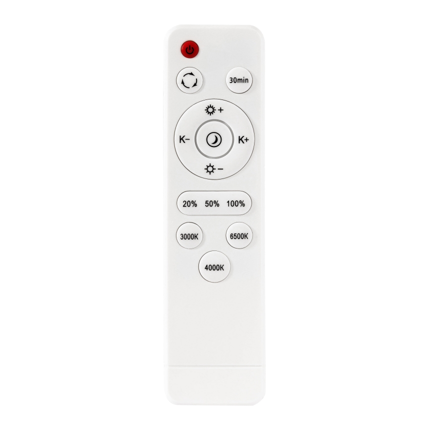 Plafonnier à intensité variable LED/30W/230V 3000-6500K d. 30 cm noir + Télécommande