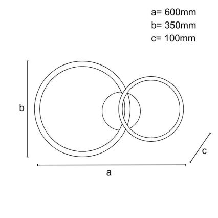 Plafonnier à intensité variable LED/48W/230V 3000-6500K + télécommande