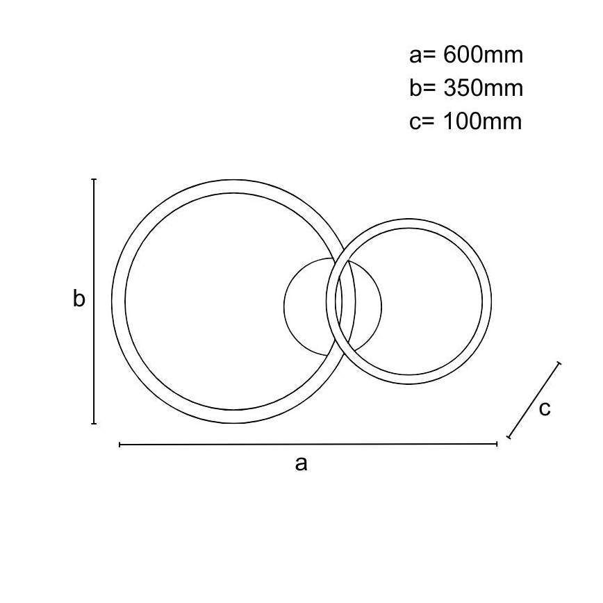 Plafonnier à intensité variable LED/48W/230V 3000-6500K + télécommande