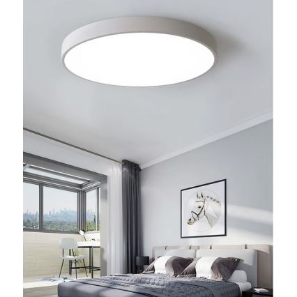 Plafonnier à intensité variable LED/50W/230V 3000-6500K d. 50 cm blanc + Télécommande