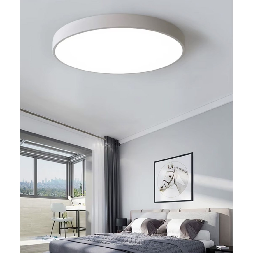 Plafonnier à intensité variable LED/50W/230V 3000-6500K d. 50 cm blanc + Télécommande