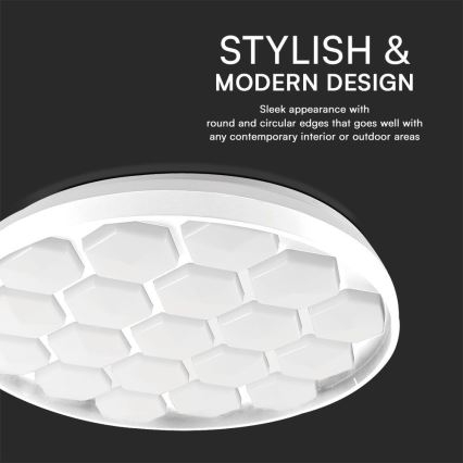 Plafonnier à intensité variable LED/60W/230V 3000/4000/6500K + télécommande