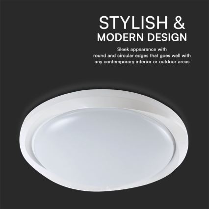 Plafonnier à intensité variable LED/60W/230V 3000-6500K 49,2 cm blanc + télécommande