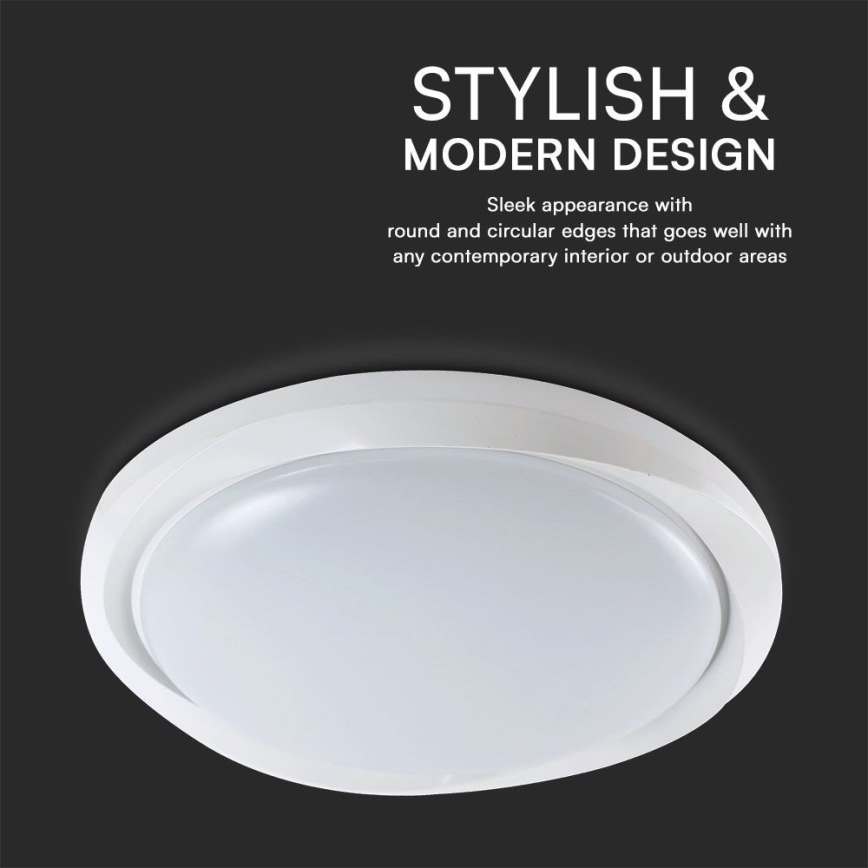 Plafonnier à intensité variable LED/60W/230V 3000-6500K 49,2 cm blanc + télécommande
