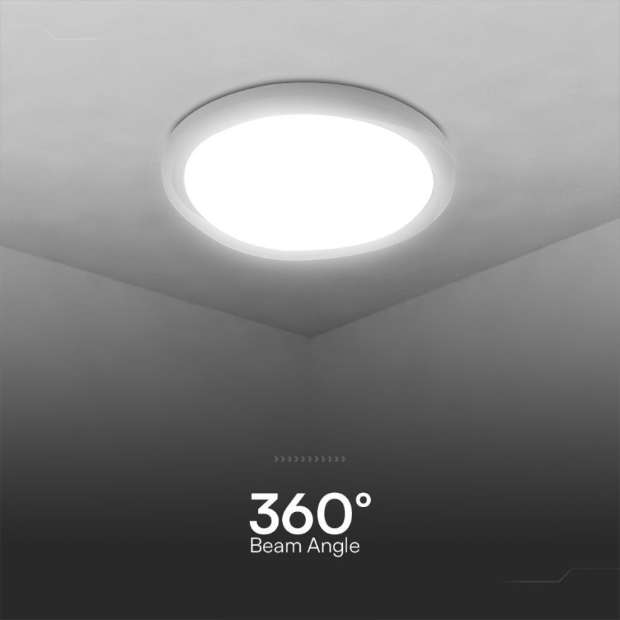 Plafonnier à intensité variable LED/60W/230V 3000-6500K 49,2 cm blanc + télécommande