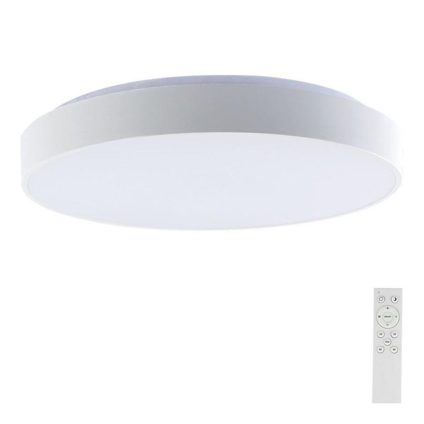 Plafonnier à intensité variable LED/60W/230V 3000-6500K 49,5 cm blanc + télécommande