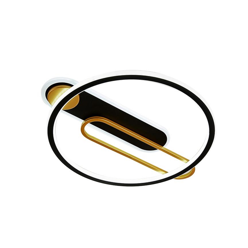 Plafonnier à intensité variable LED/60W/230V 3000-6500K noir + télécommande