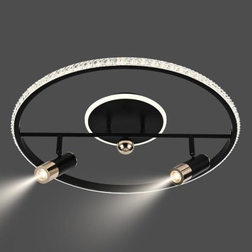 Plafonnier à intensité variable LED/60W/230V 3000-6500K noir + télécommande