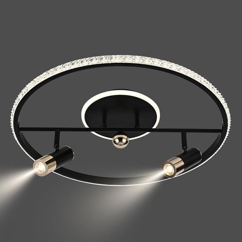 Plafonnier à intensité variable LED/60W/230V 3000-6500K noir + télécommande