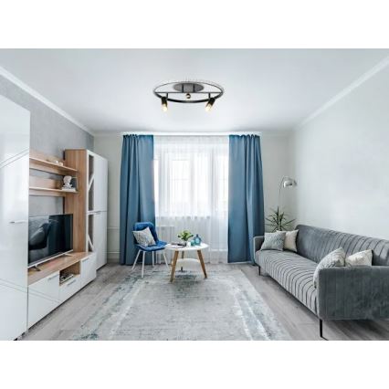 Plafonnier à intensité variable LED/60W/230V 3000-6500K noir + télécommande