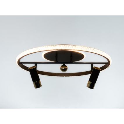 Plafonnier à intensité variable LED/60W/230V 3000-6500K noir + télécommande
