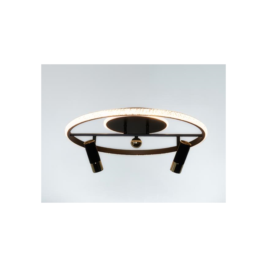 Plafonnier à intensité variable LED/60W/230V 3000-6500K noir + télécommande
